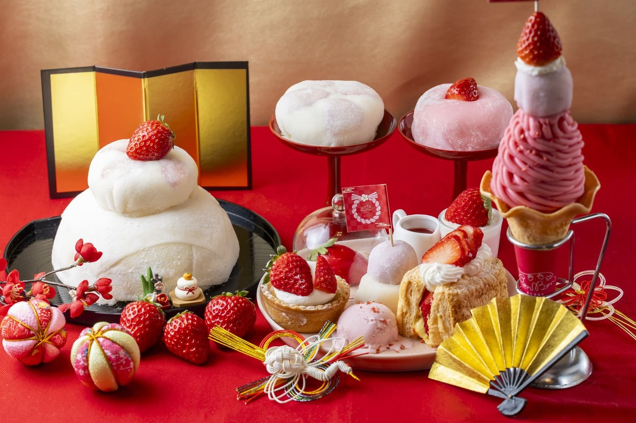 ウソ、デカすぎて震える【伊豆】いちご専門店“初”の年末年始が神！4日間限定「鏡餅ケーキ大大大福」は秒で消える予感♡今すぐ行く価値ありッ！