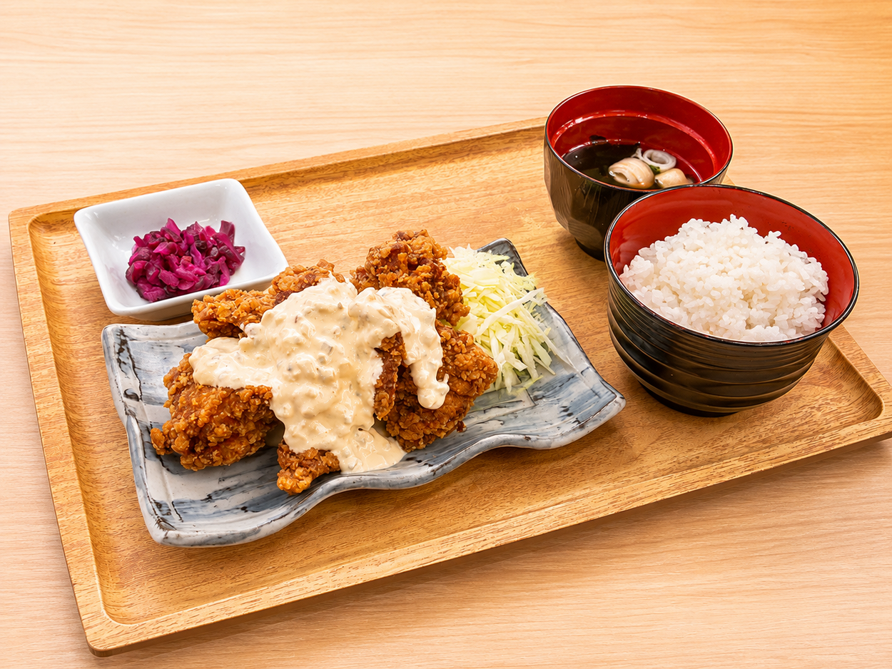 チキン南蛮・餃子定食のランチが700円！コスパ抜群のあいらしか仙台トラストシティ店