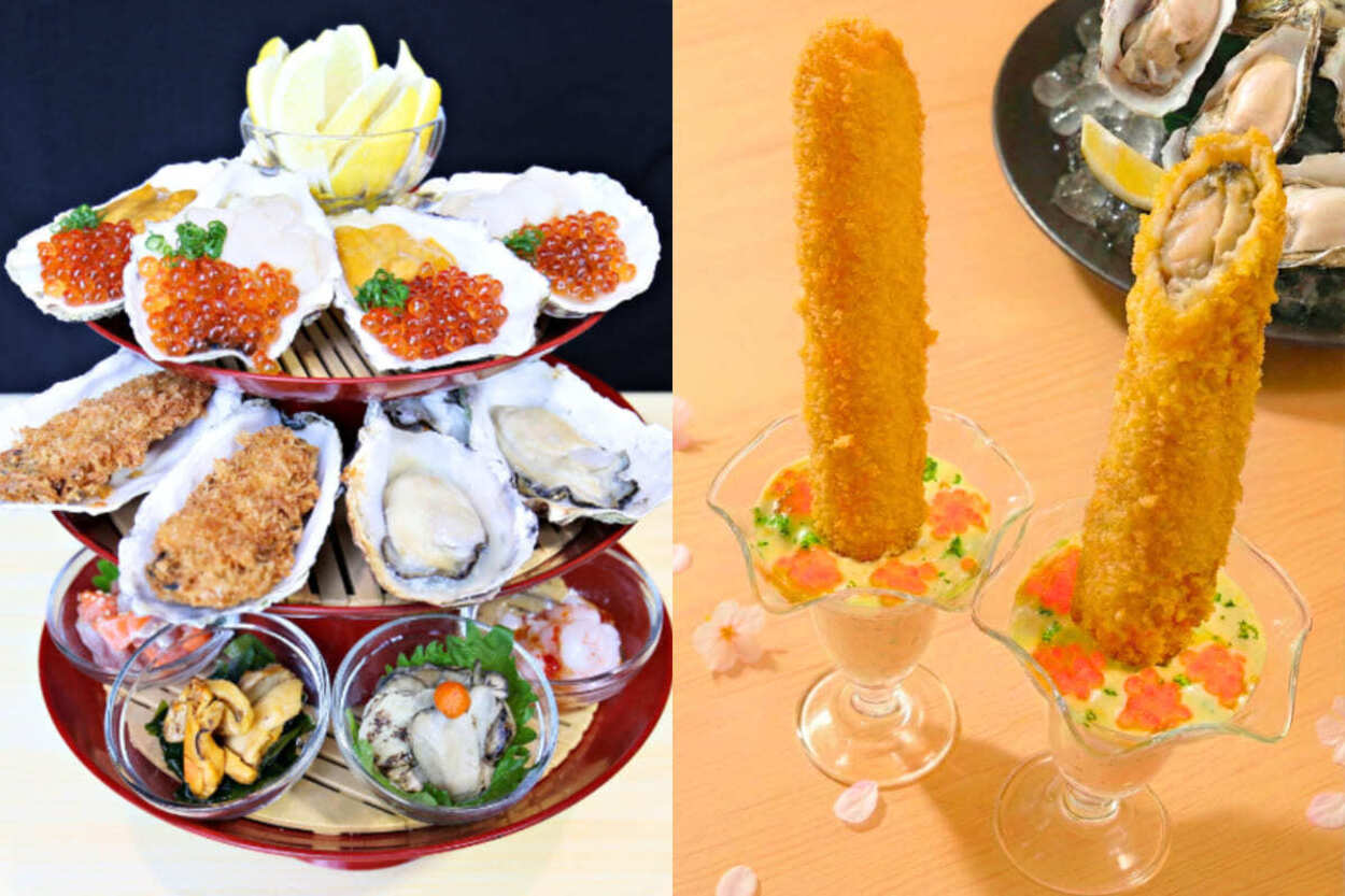 コスパ神！毎日即完売「総重量1kg！牡蠣タワー」「のっけ放題！海鮮丼」「超〜長い牡蠣フライ」3連休で終了【宮城NO.1スポット】に急げ