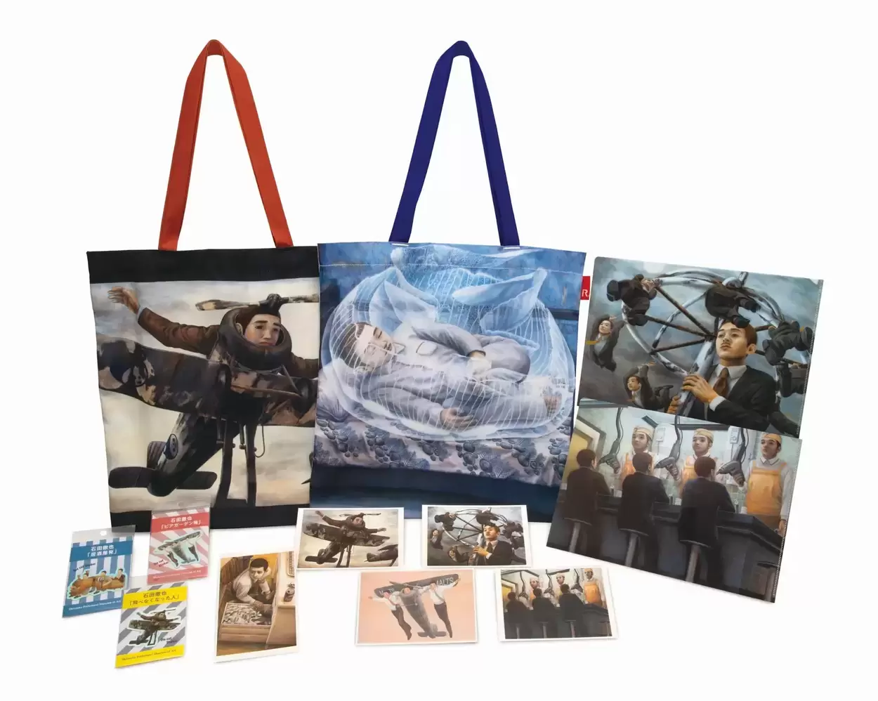 あの “シュールな世界” を持ち歩ける日が来た♪静岡県出身の画家・石田徹也の初公式グッズが爆誕◎美術館に入らなくても買えちゃう！全12種ラインナップ