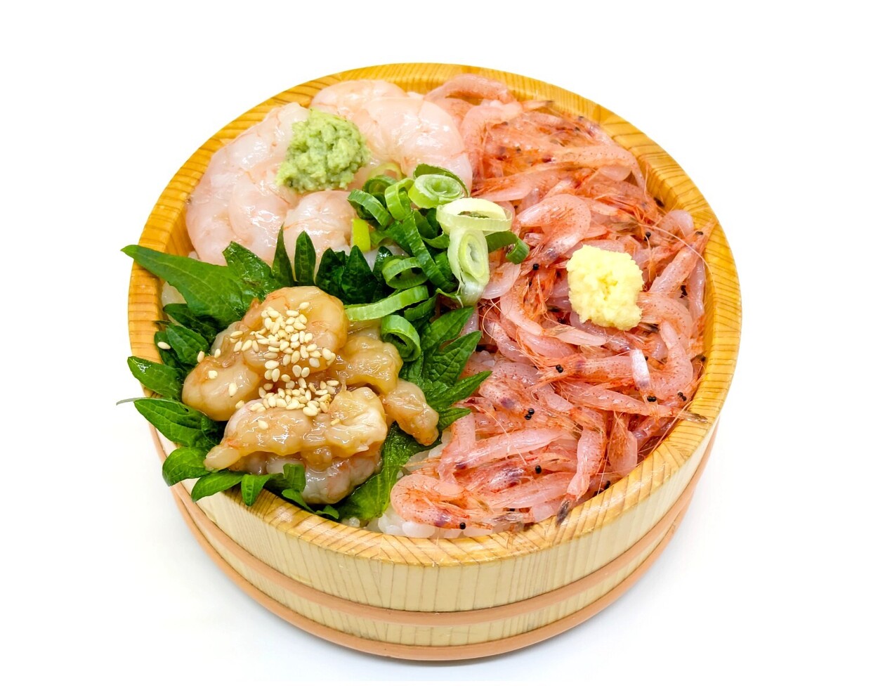昨年バカ売れでついに復活（泣）金目鯛！エビ！しらす！海鮮ドーンッ！【秋の大満足フェア】神すぎる海鮮丼3種＆幻スイーツ