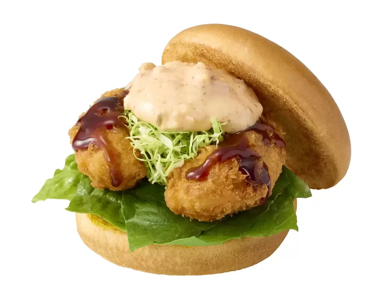 ウソ、海老2本ドーン！？【モス×まるごと】今日から静岡限定“海老づくし”バーガー爆誕！数量限定「品切れ前に絶対買い」鬼ウマすぎて語彙力消える…！