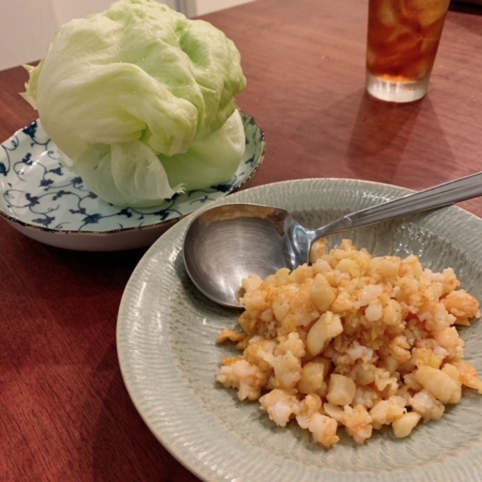 エビとレタスの包み.JPG