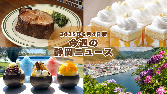 【6月4日】静岡最新ニュース7選｜限定ビュッフェ・かき氷バー・沼津芋フェスなど注目イベント総まとめ【2025】