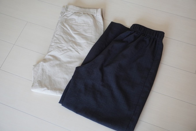 ７月コーデさらっとパンツ２本.JPG