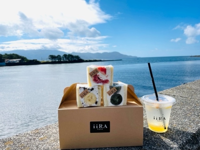 静岡県初【iiRA fruits】行かなきゃ損!「数量限定!売り切れ次第終了なんて…」フルーツサンド&ドリンクがウマすぎる件