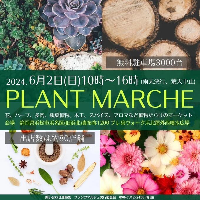 植物好き集まれ~!県内外から植物のお店が大集結♪約80店舗出店【プランツマルシェ】体に優しいフード出店もあり