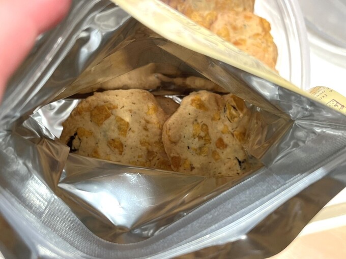 ステラおばさんクッキーを詰める準備