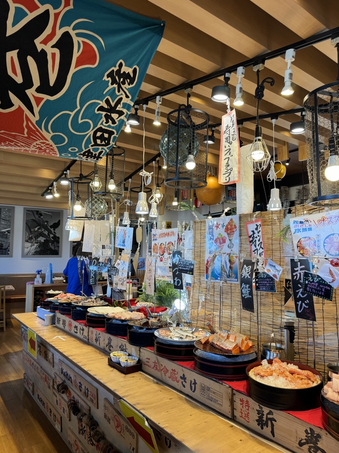 寿司パフェに牡蠣フライも食べ放題(感涙)【松島おさしみ水族館】の80分食べ放題が最強コスパ&子連れに神!