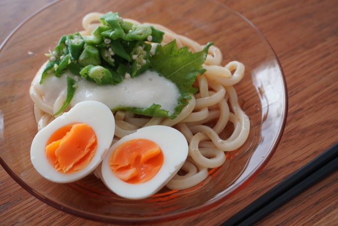 KALDI梅おろしうどん完成.JPG