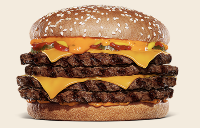 毎回、即完売(泣)【おかわり自由!食べ放題】肉もチーズも4枚!って「バーガーキング天才!?」明日まで仙台1店舗のみ