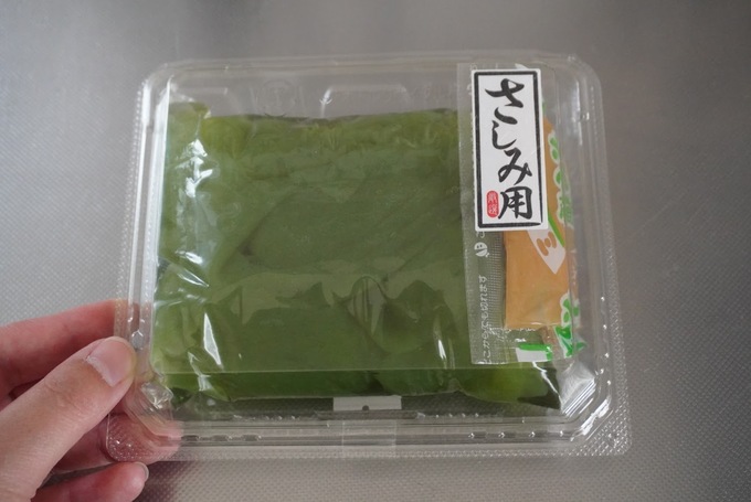 たなばたけこんんしゃくさしみ.JPG