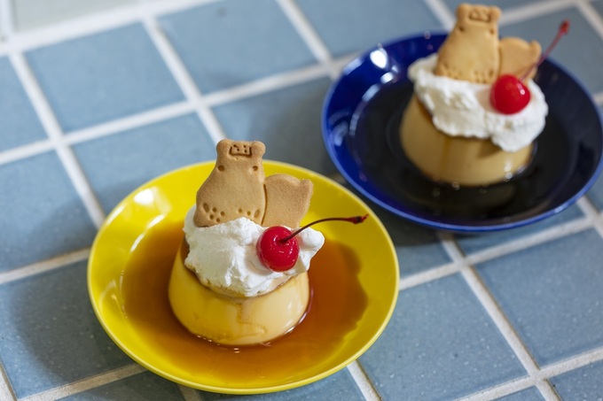 熱海プリンカフェ2nd_皿プリン.jpg