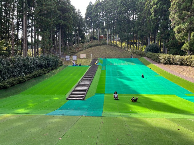 【仙台から35分】大亀山森林公園に仙台ママが行ってみた!最高アスレチック無料って絶対鬼リピ!「ソリで絶叫」