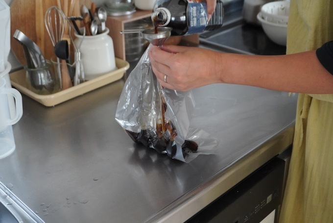 セリア氷バッグコーヒーイン.JPG