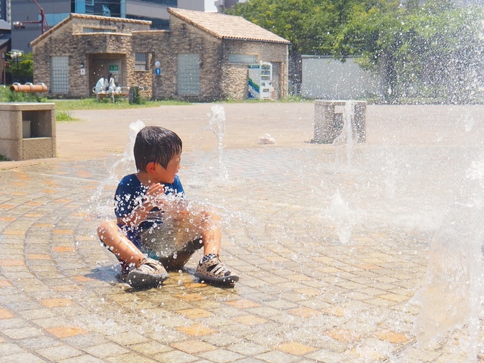 浜松駅から徒歩10分!もちろん無料!水遊びが楽しめる穴場公園【浜松市】「東ふれあい公園」は子どもも大満足
