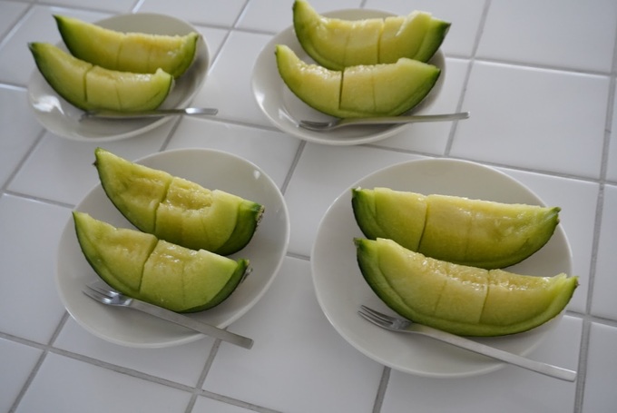 たなばたけメロン実食.JPG