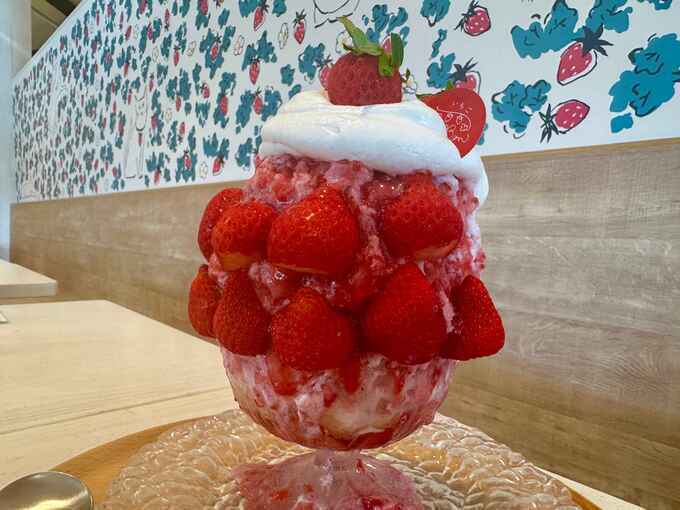 伊豆に行ったら【いちご専門店】寄って!「いちごを10粒使用!かき氷」写真映えといちごスイーツで大人気「いちごBonBon BERRY 伊豆の国factory」