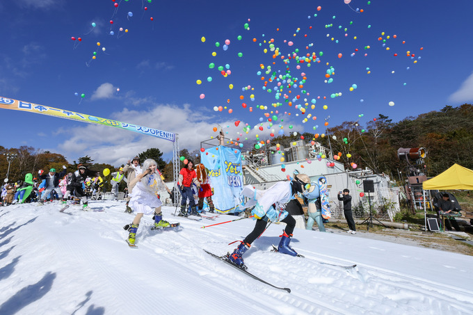 10月25日スキー場がオープン！「仮装で無料！」「静岡おでん配布」【静岡の富士山2合目のスキー場】