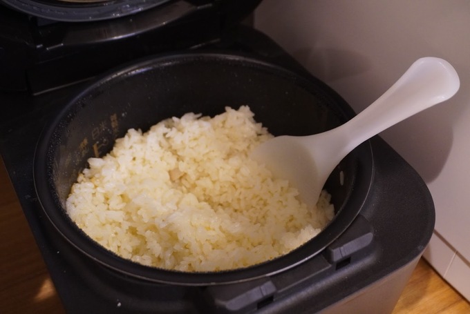 KALDI南海ご飯炊けた.JPG