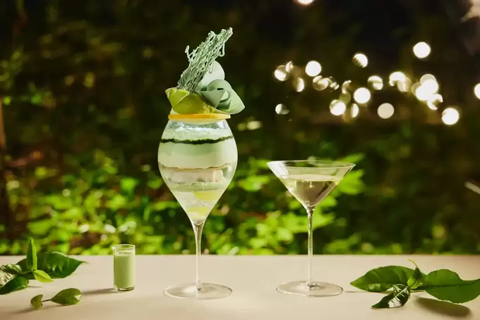 【熱海】で”お茶のカクテルとのペアリング"...ってなんかオシャレすぎる♡【貸切】ツリーハウスでデートにもぴったり!