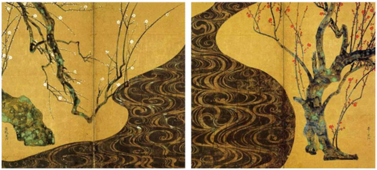 名品展　国宝「紅白梅図屏風」