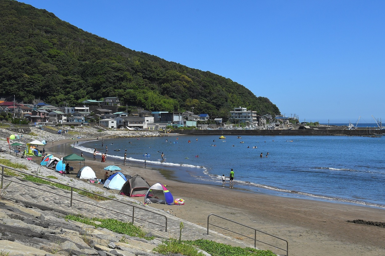 宇佐美海水浴場 海開き