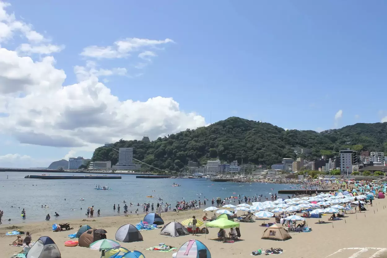 熱海サンビーチ・長浜海水浴場・網代温泉海水浴場 海水浴場開き