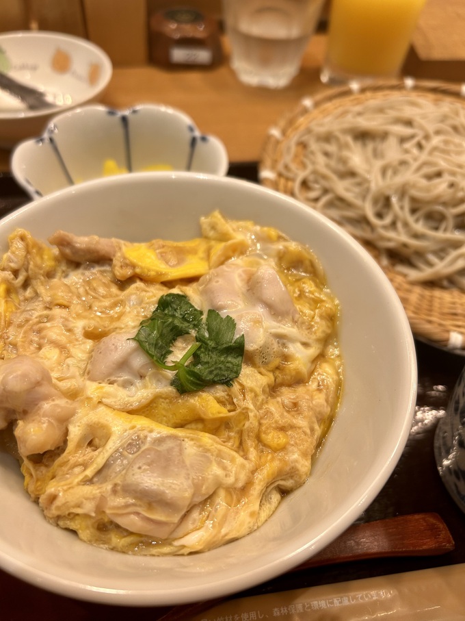蕎麦屋の親子丼食べてみて🐓🥚【セノバ5階】蕎麦鷹乃
